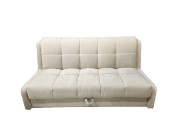 Прямой диван Аккордеон-Кровать 1,55 с каретной утяжкой, клетка (НПБ) в Туле