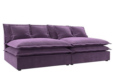 Прямой диван Лига-040, Сиреневый (микровельвет) в Туле