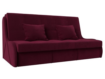 Прямой диван Риттэр 160, Бордовый (Микровельвет) в Туле