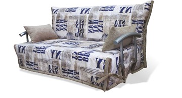 Прямой диван Hit-Divan Аккордеон с боковинами, спальное место 1400 в Туле