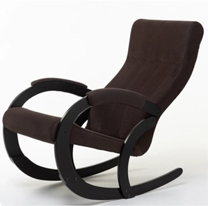 Кресло-качалка в гостиную Корсика, ткань Amigo Coffee 34-Т-AC в Туле