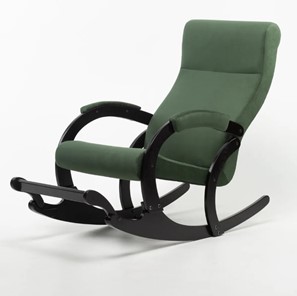 Кресло-качалка в гостиную Марсель, ткань Amigo Green 33-Т-AG в Туле