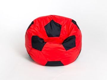 Кресло-мешок Мяч большой, красно-черный в Туле