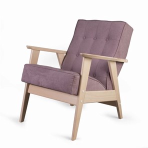 Кресло Ретро (беленый дуб / RS 12 - розовый) в Туле