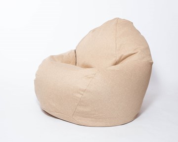 Кресло-мешок Макси, рогожка, 150х100, песочное в Туле
