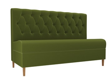 Прямой кухонный диван Бремен, Зеленый (микровельвет) в Туле