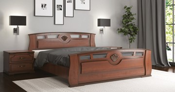 Спальная кровать СВ-Стиль Жемчужина 160*200 с основанием в Туле