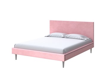 Кровать спальная Claro 160х200, Велюр (Casa Жемчужно-розовый) в Туле