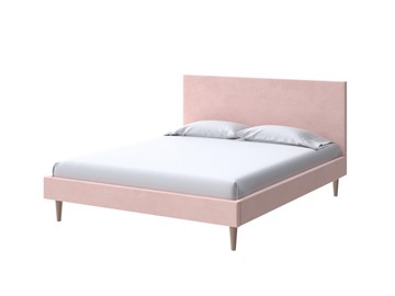 Кровать 2-х спальная Claro 160х200, Велюр (Ultra Розовый мусс) в Туле