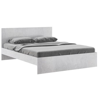 Кровать двуспальная Осло М14 с настилами Лайт (Цемент светлый) в Туле