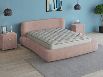 Двуспальная кровать Zephyr 180х200, (Велсофт Винтажный розовый) в Туле