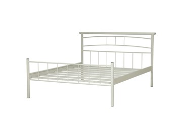 Двухспальная кровать 42.25 ТОКИО, металл белый в Туле