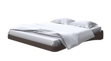 Парящая кровать 160х200, Рогожка (Savana Chocolate) в Туле