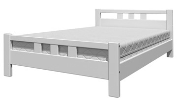 Кровать полуторная Вероника-2 (Белый Античный) 140х200 в Туле