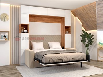 Кровать-шкаф с диваном DetalMaster Аделина 1400х2000 в Туле