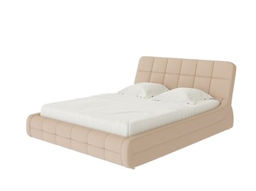 Двуспальная кровать Corso-6 160х200, Рогожка (Тетра Имбирь) в Туле