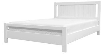 Полуторная кровать Ванесса из массива сосны (Белый Античный) 140х200 в Туле