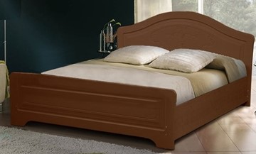 Кровать 1.5-спальная Ивушка-5 2000х1200 с высоким изножьем, цвет Итальянский орех в Туле