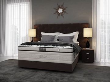 Спальная кровать Style/Podium M 160х200, Флок (Велсофт Спелая слива) в Туле