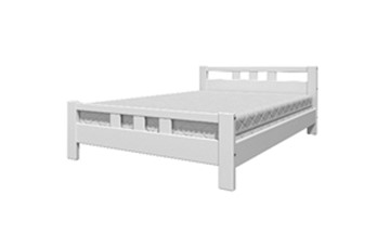 Спальная кровать Вероника-2 (Белый Античный) 90х200 в Туле