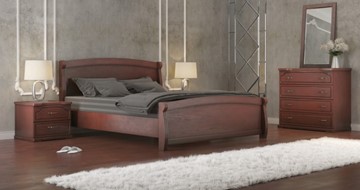 Кровать двуспальная СВ-Стиль Магнат 160*195 с основанием в Туле