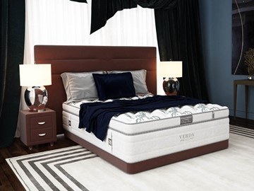 Кровать в спальню Modern/Basement 180х200, Флок (Велсофт Спелая слива) в Туле