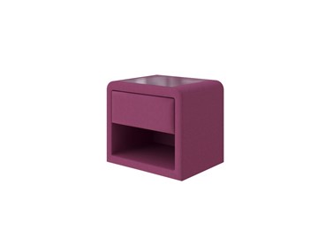 Тумбочка Cube 52х41, Рогожка (Savana Berry (фиолетовый)) в Туле