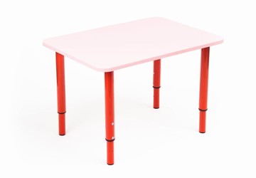 Растущий стол Кузя (Розовый,Красный) в Туле