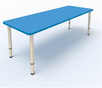 Стол детский 2-местный  (по одну сторону столешн.) СДО-2 (0-3) синий в Туле