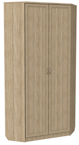 Шкаф распашной 401 угловой со штангой, цвет Дуб Сонома в Туле