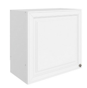 Шкаф на кухню Мишель под вытяжку L600 H566 (1 дв. гл.) эмаль (белый/белый) в Туле