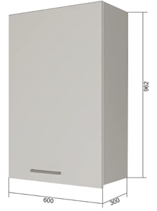 Кухонный шкаф ВС9 60, Бетон пайн/Антрацит в Туле