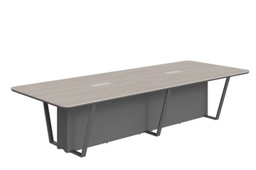 Стол для заседаний LINE Дуб-серый-антрацит СФ-571734.1 (3460х1340х754) в Туле
