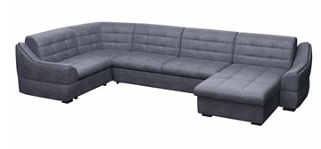 Большой диван с оттоманкой и креслом Антарес 1 ПДУ New в Туле