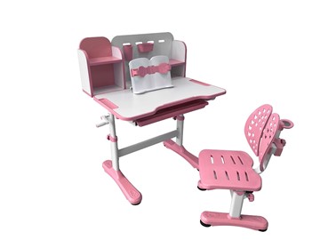 Парта растущая и стул Vivo Pink FUNDESK в Туле