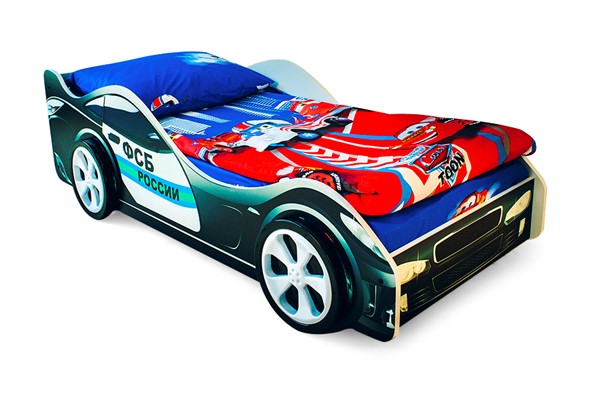 Кровать-машина в детскую ФСБ в Туле - изображение