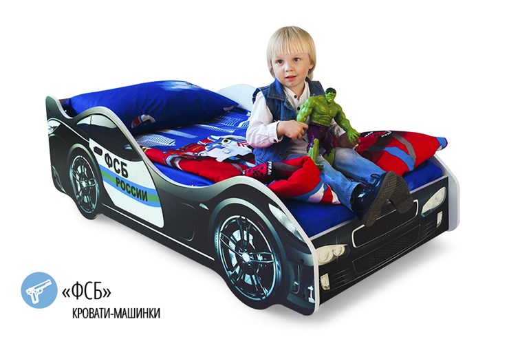 Кровать-машина в детскую ФСБ в Туле - изображение 1