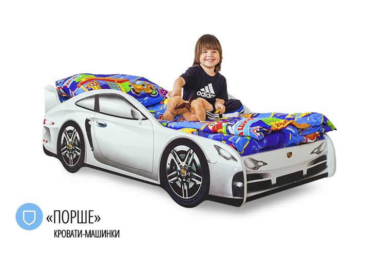 Кровать-машина детская Porsche в Туле - изображение 1