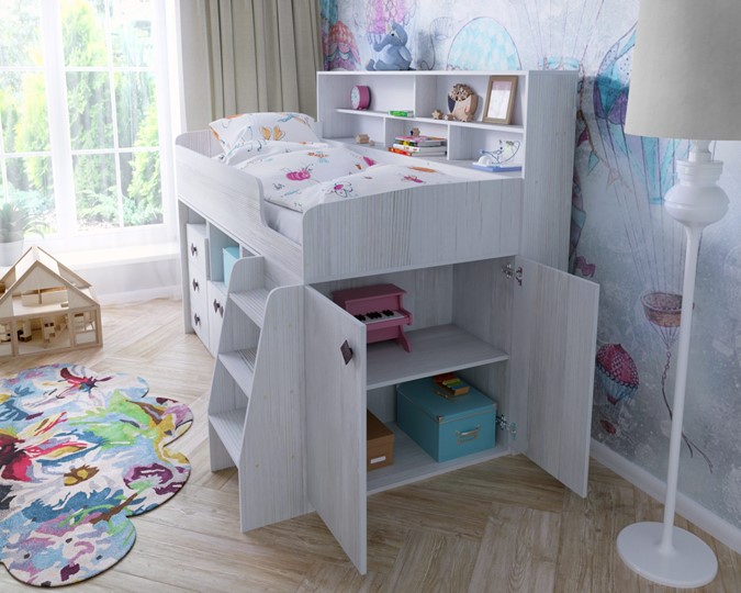 Детская кровать-чердак Малыш-5, цвет Винтерберг в Туле - изображение 6