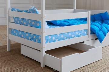 Кровать детская Домик с ящиками, цвет белый в Туле - предосмотр 3