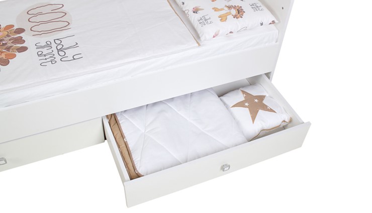 Кровать детская Фея 1100 Белый в Туле - изображение 10