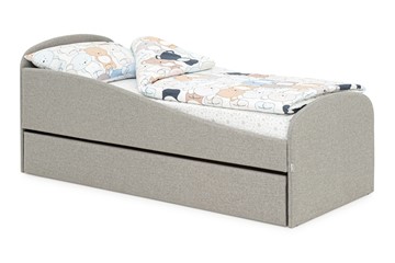 Детская кровать с ящиком Letmo халва (рогожка) в Туле