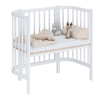 Приставная кровать POLINI Kids Simple 105 Белый в Туле - изображение