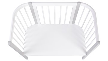 Приставная кровать POLINI Kids Simple 120 Белый / Серый в Туле - предосмотр 3