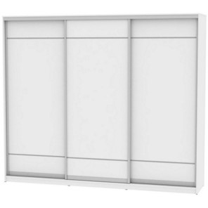 Шкаф 3-створчатый Белла  (B-230х270х60-1) (792) (Двери  D7+D7+D7), без зеркала, Белый в Туле