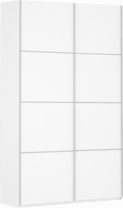Шкаф Прайм (ДСП/ДСП) 1400x570x2300, белый снег в Туле