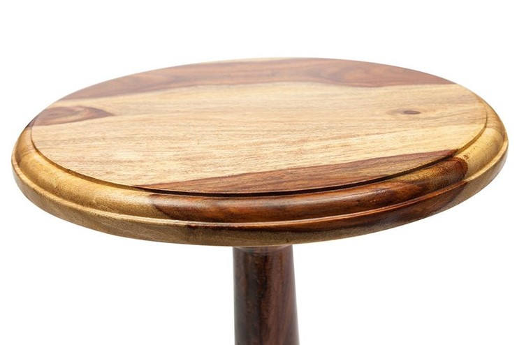 Кофейный столик Бомбей - 0237 палисандр, 35*35*60, натуральный (natural) арт.10046 в Туле - изображение 1