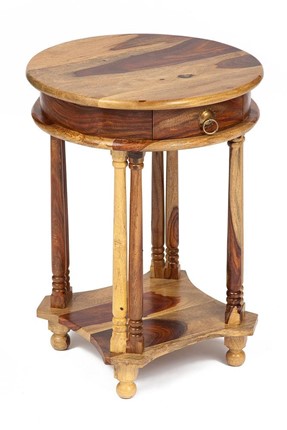 Столик кофейный Бомбей - 1149  палисандр, 45*45*60, натуральный (natural) арт.10049 в Туле - изображение