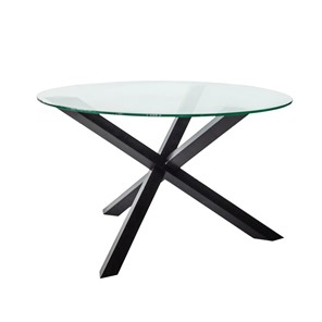 Круглый столик Оникс-3, Венге/Прозрачное стекло в Туле