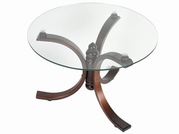 Стеклянный столик Лорд (темно-коричневый) в Туле